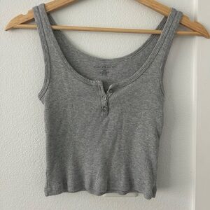 Brandy Melville Dalis cropped button tank